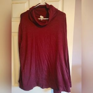 A New Day Maroon size 2XL Turtleneck